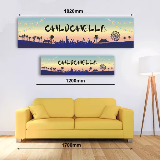 Personalised Banner - Festival Banner Pastel