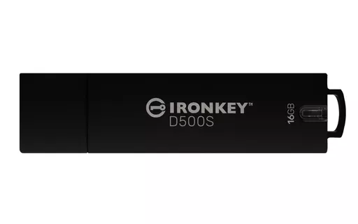 Kingston Technology IronKey 16GB D500S FIPS 140-3 Lvl 3 (Pending) AES-256