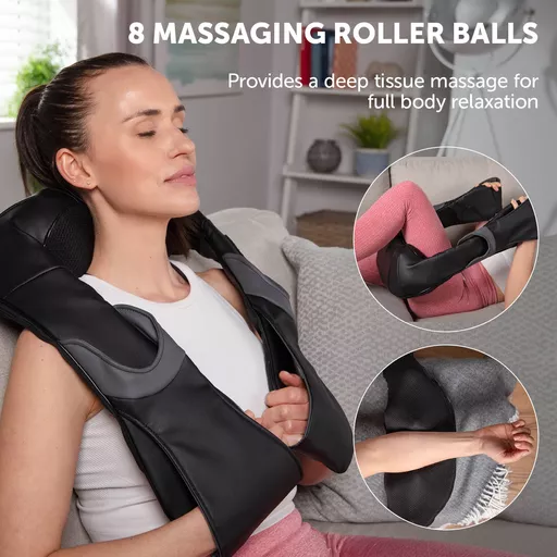 Shiatsu Back Neck and Shoulder Massager with Heat