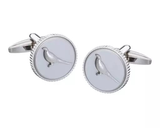 Pheasant Coin Style Cufflinks (2)