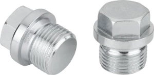 Screw Plug With Hex Head In Steel Imperial Sizes