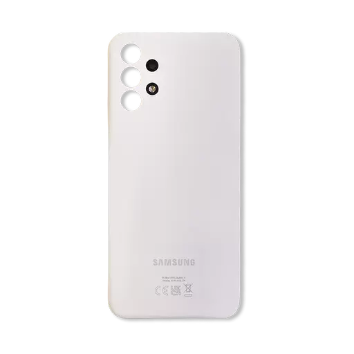 Back Cover w/ Camera Lens (Service Pack) (White) - For Galaxy A13 4G (A135)