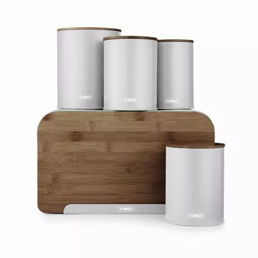 Scandi 5 Piece Storage Set | Counter Top Storage