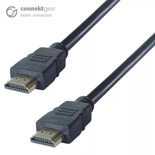 connektgear 5m HDMI V2.0 4K UHD Connector Cable - Male to Male Gold Connectors + Ferrite Cores