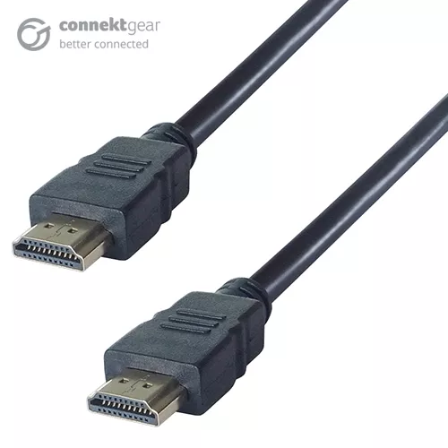 connektgear 3m HDMI V2.0 4K UHD Connector Cable - Male to Male Gold Connectors