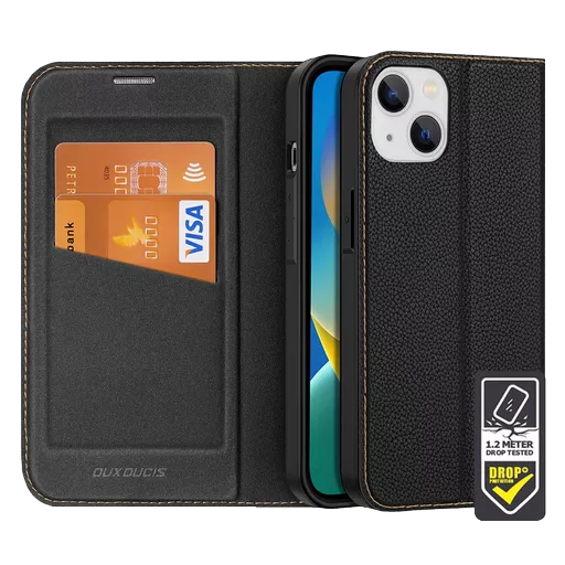 Dux Ducis - Skin X Wallet for iPhone 14 Plus - Black