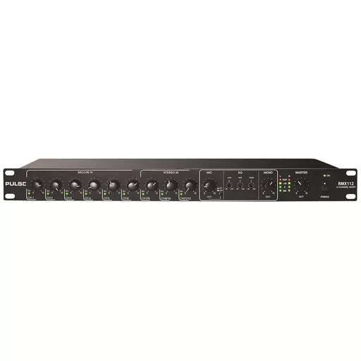 Pulse RMX112 12-Channel Mic/Line Mixer 1U