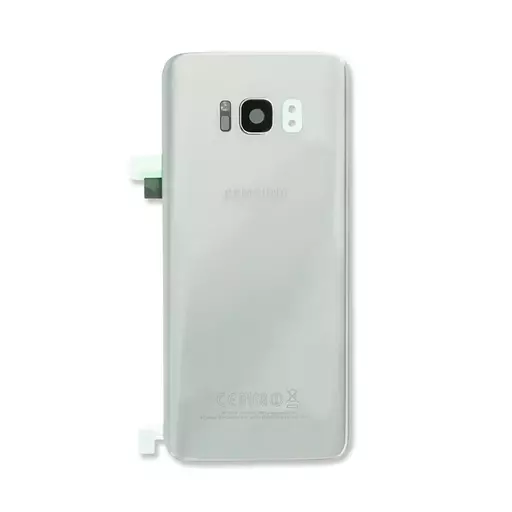 Back Cover w/ Camera Lens (Service Pack) (Silver) - For Galaxy S8 (G950)
