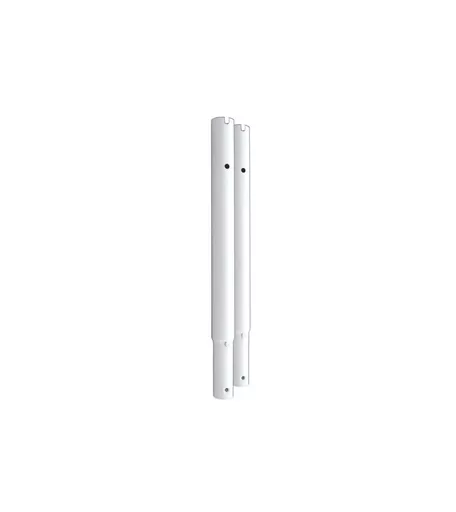 60cm White Height Extension Posts for Heavy Duty Clothes Rail (Pair)