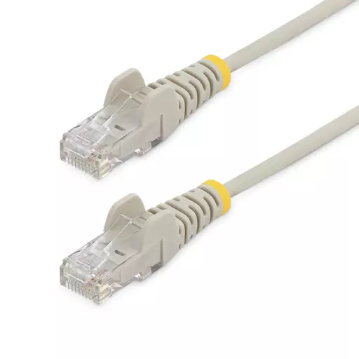 StarTech.com 0.5 m CAT6 Cable - Slim - Snagless RJ45 Connectors - Grey