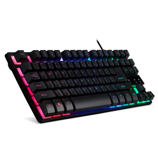 Acer Nitro Gaming Keyboard, NKW120, TKL 80%, Mechanical Key Switch, 3-Zone RGB, USB Standard, Black