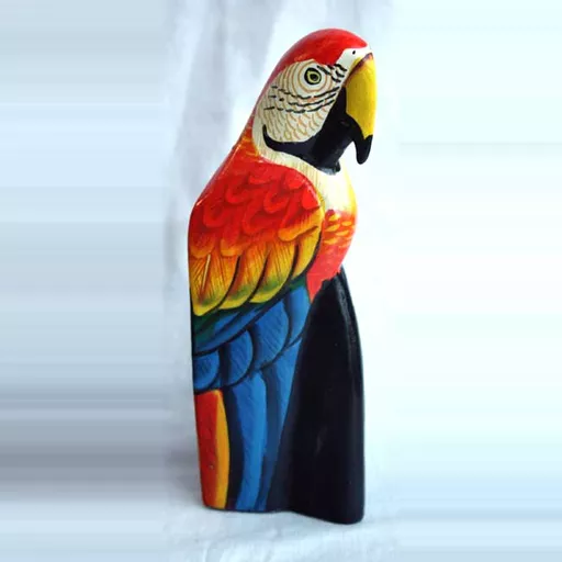 Carved Macaw