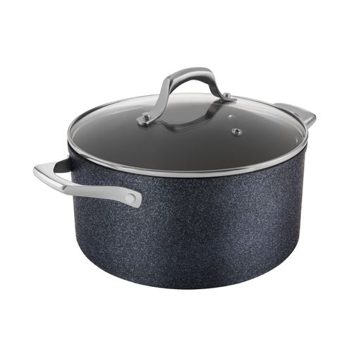 Tower TruStone 24cm Casserole Violet/Black