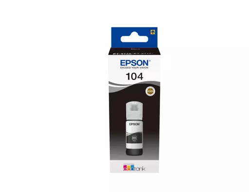 Epson C13T00P140/104 Ink bottle black, 4.5K pages 65ml for Epson ET-2710