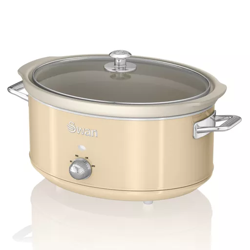 6.5L Slow Cooker Retro Cream