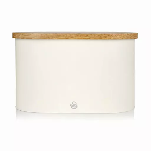 Nordic Oval Bread Bin with Cutting Board Lid