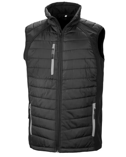 Black Compass Pad Softshell Gilet