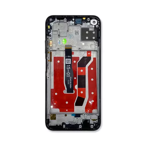 LCD Screen Assembly w/ Frame (REFRESH) (Black) - Huawei P40 Lite