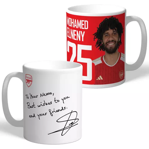Arsenal FC Elneny Autograph Mug