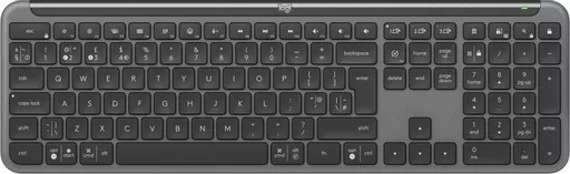 Logitech K950 Signature Slim keyboard RF Wireless + Bluetooth QWERTY UK English Graphite