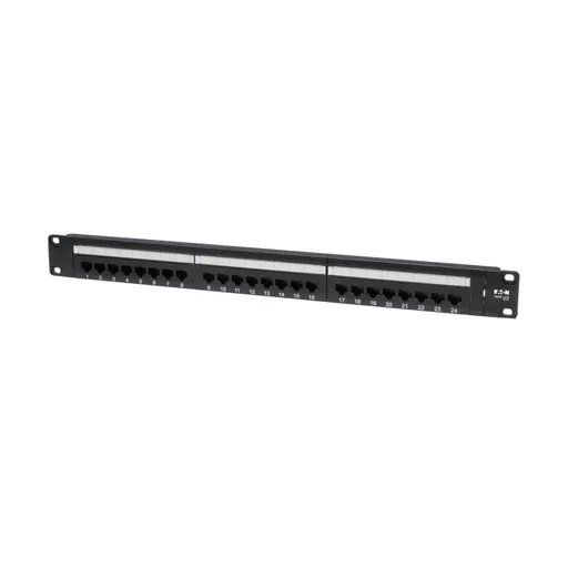 Tripp Lite N252-024 24-Port 1U Rack-Mount Cat6/Cat5 110 Patch Panel, 568B, RJ45 Ethernet, TAA