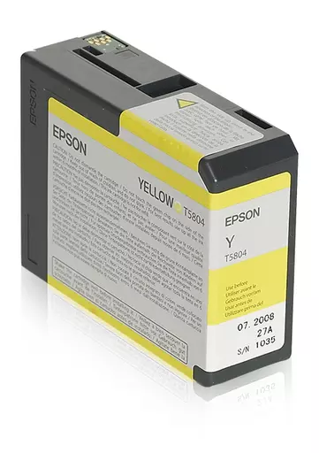 Epson C13T580400/T5804 Ink cartridge yellow 80ml for Epson Stylus Pro 3800/3880