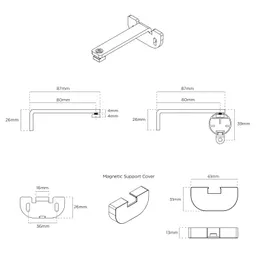 28mm Styleline 80mm Premier Extn Centre Arm Support and Cover Line Drawing.jpg