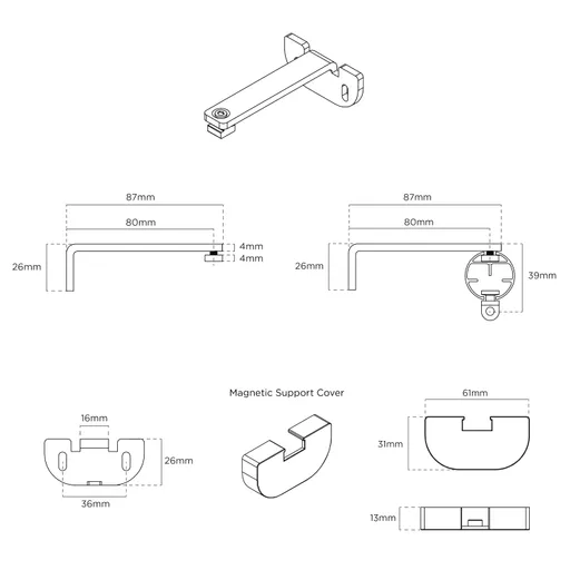 28mm Styleline 80mm Premier Extn Centre Arm Support and Cover Line Drawing.jpg