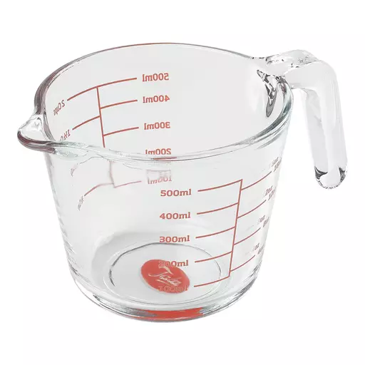 0.5 LITRE GLASS MEASURING JUG