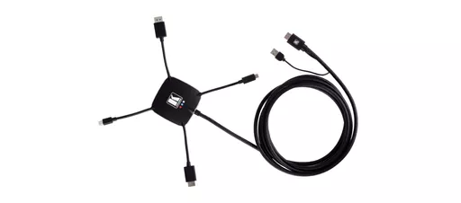 Kramer Electronics K-SPIDER 3 m DisplayPort + Mini DisplayPort + HDMI + USB Type-C HDMI Type A (Standard) Black