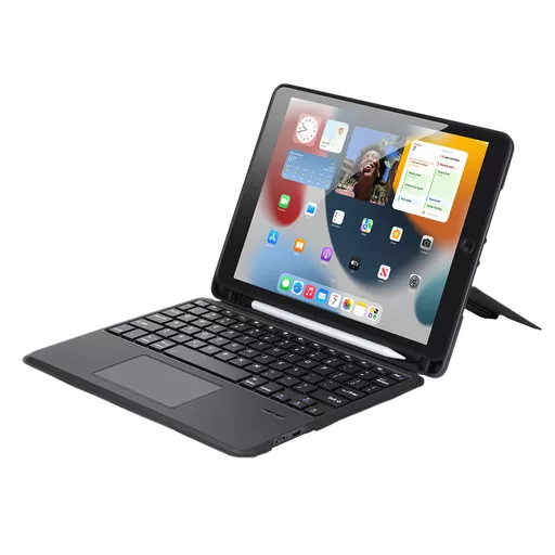 Dux Ducis - Keyboard Tablet Case for iPad 7/8/9 10.2, iPad Air 3, iPad Pro 10.5 (2017) - Black