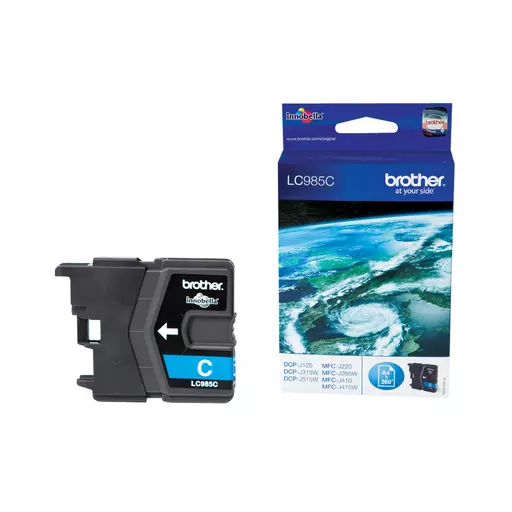 Brother LC-985C Ink cartridge cyan, 260 pages ISO/IEC 24711 4,8ml for Brother DCP-J 125