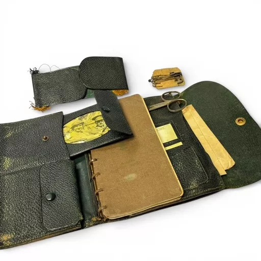 WW2 Leather Notebook and Housewives Kit