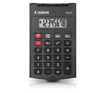 Canon AS-8 calculator Pocket Display Grey