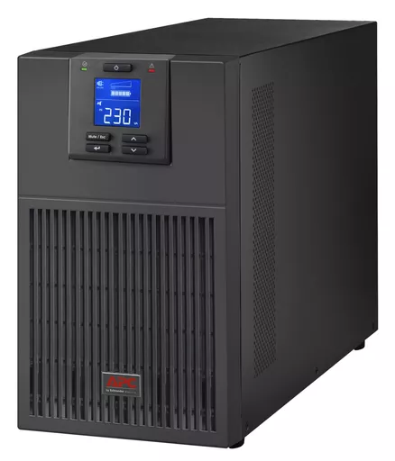 APC Easy UPS On-Line, 6kVA/6kW, Tower, 230V, 1x Hard wire 3-wire(1P+N+E) outlet, Intelligent Card Slot, LCD, Extended runtime, No Battery