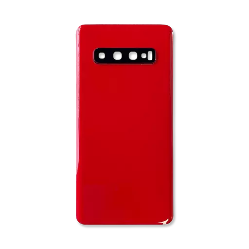Back Cover (CERTIFIED - Aftermarket) (Cardinal Red) (No Logo) - For Galaxy S10 (G973)
