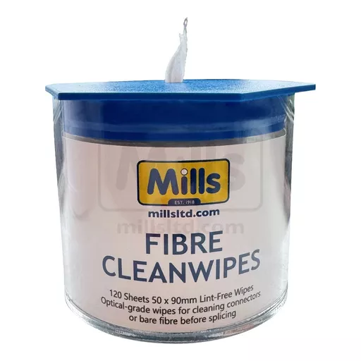 Mills Fibre Optic Wipes Pack of 120
