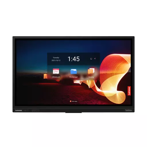 Lenovo ThinkVision T65 LED display 165.1 cm (65") 3840 x 2160 pixels 4K Ultra HD Touchscreen Black