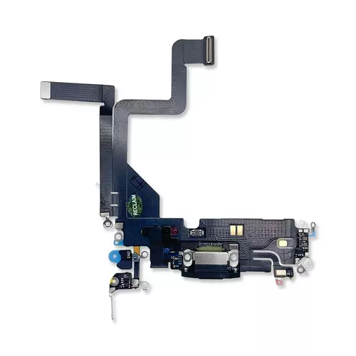 Charging Port Flex Cable (Space Black) (RECLAIMED) - For iPhone 14 Pro