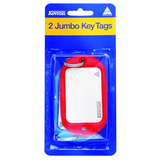 KEVRON ID10 PP2 Jumbo Key Tags Blister Pack 2 pcs
