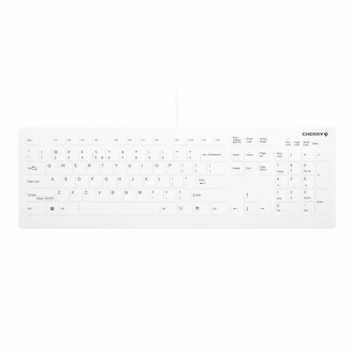 CHERRY AK-C8112 keyboard Medical USB QWERTY English White