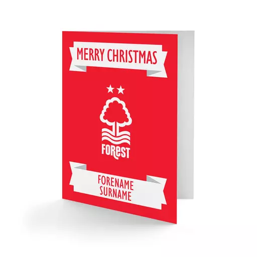 Nottingham Forest FC Crest Christmas Card