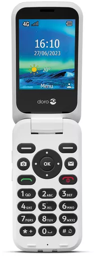 Doro 6820 7.11 cm (2.8") 117 g Black, White Feature phone