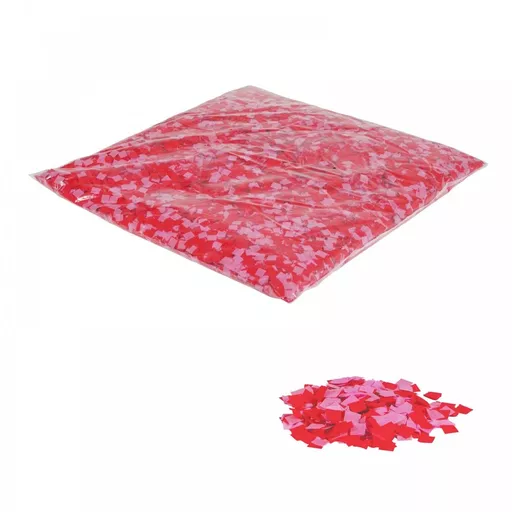 Equinox Loose Confetti 10x10mm Pink & Red 1kg