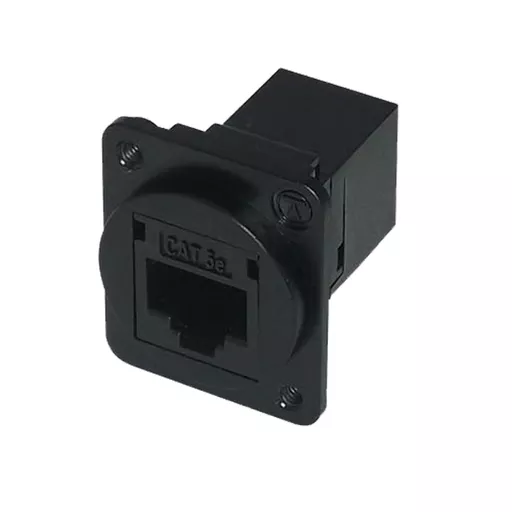 RJ45 Cat5e Coupler,  Unshielded (D Series Connector)