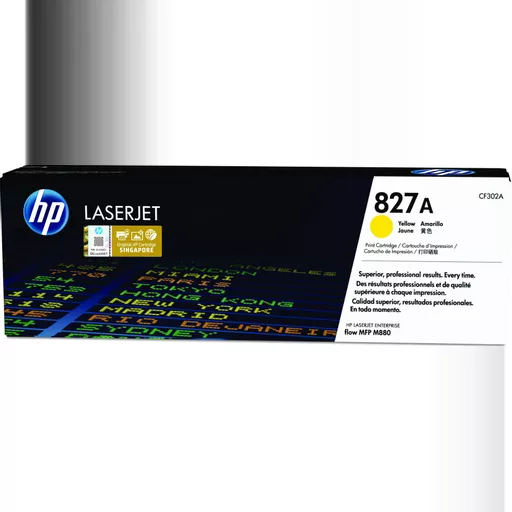 HP CF302A/827A Toner yellow, 32K pages ISO/IEC 19798 for HP Color LaserJet M 880