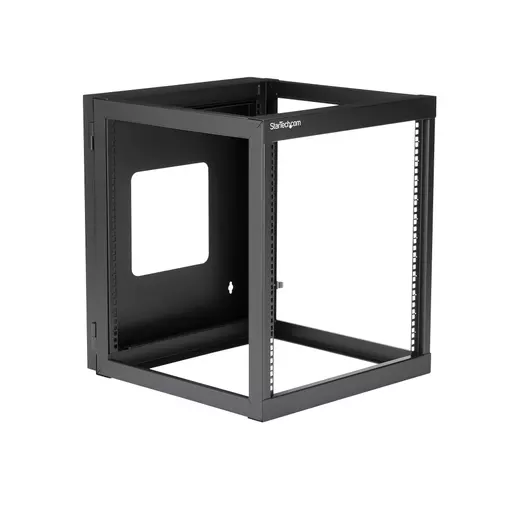 StarTech.com 12U Hinged Open Frame Wall-Mount Server Rack - 22 in. Deep