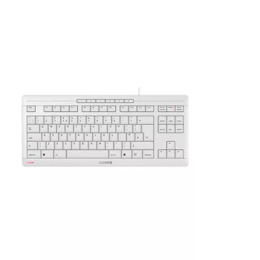 CHERRY STREAM TKL keyboard Universal USB QWERTY UK English White