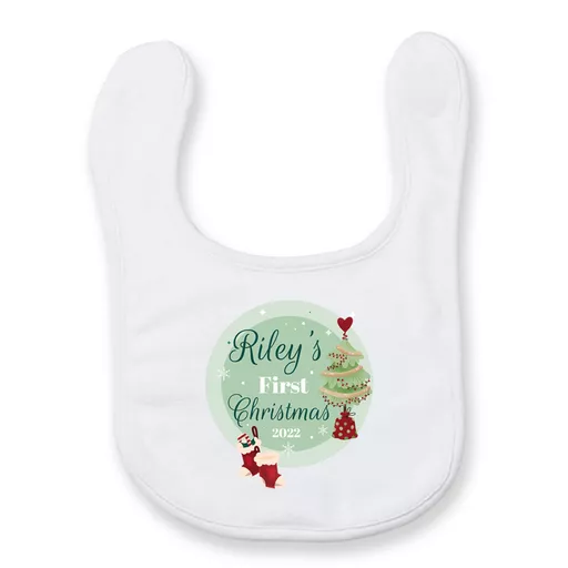 Baby's 1st Christmas Bib