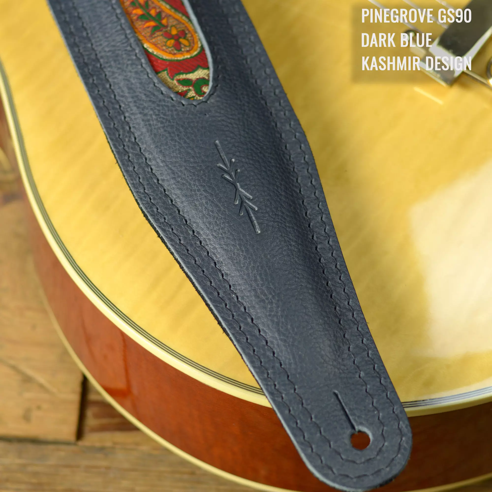 GS90 blue kashmir Pinegrove guitar strap anno.jpg